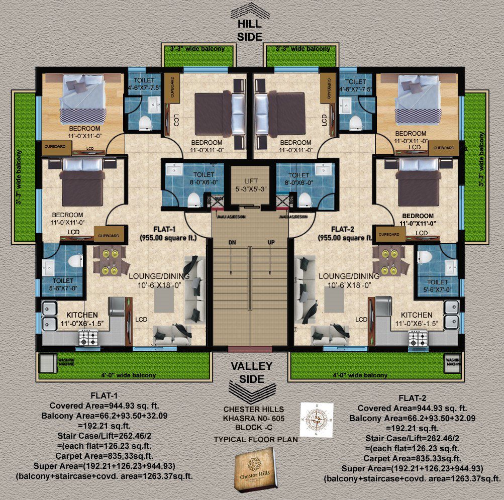 Chester Hills floor plan layout